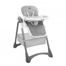  Összecsukható etetőszék 8 fokozatú ülés beállítás, vízálló anyag, szürke etetőszék