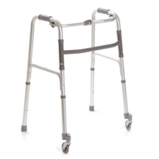  Összecsukható járókeret 2 bolygókerékkel 130 kg-ig gyógyászati segédeszköz