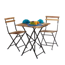  Összecsukható kerti bútor garnitúra asztal két székkel 10020682 kerti bútor