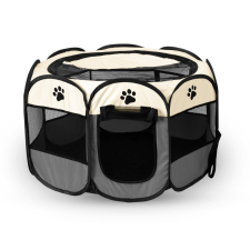  Összecsukható kutya és cica kennel – mancs mintás szállítóbox, fekhely kutyáknak