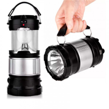  Összecsukható Napelemes Zseblámpa Viharlámpa Kemping Lámpa Telefon töltő Funkcióval kültéri világítás