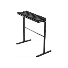  Összecsukható pad - 68 cm - Fekete kerti bútor