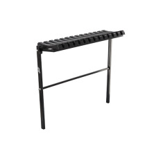  Összecsukható pad temetőbe - 86 cm - fekete kerti bútor