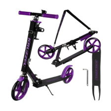  Összecsukható városi gyerekroller 200 mm kerekekkel, lila-fekete roller