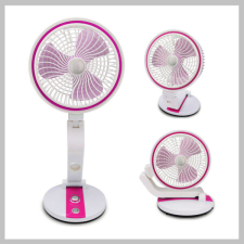 Összecsukható ventilátor és lámpa pink ZT15765_R ventilátor