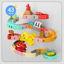  Összeszerelhető sínű csúszda és körhinta oktatási vízi játék fürdőszobai játék