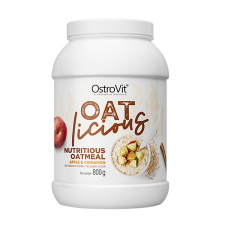 Ostrovit OATlicious - Tápláló Zabkása (800 g, Almás Fahéjas) vitamin és táplálékkiegészítő