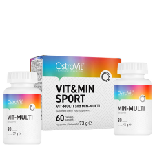Ostrovit VIT&amp;MIN SPORT 2pack - Multivitamin és Ásványianyag Formula (2 x 30 kapszula) vitamin és táplálékkiegészítő