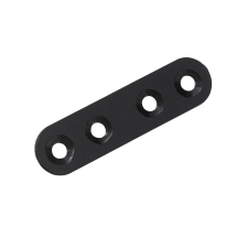 Öszekötő lemez 15mm x 60mm fekete bútor