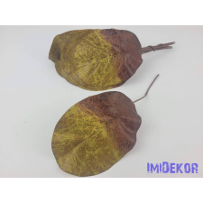  Őszi bőrlevél - Sárga-Barna dekorációs kellék