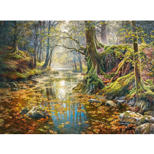Őszi erdő emlékképei puzzle 2000 darabos puzzle, kirakós