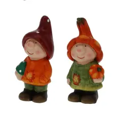  Őszi gyerek álló poly M17cm dekorációs kellék