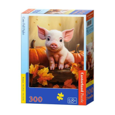  Őszi kismalac puzzle, 300 darab, 40×29 cm puzzle, kirakós