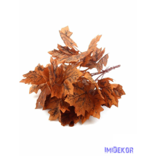  Őszi leveles selyem csokor 38cm - Barnás dekorációs kellék