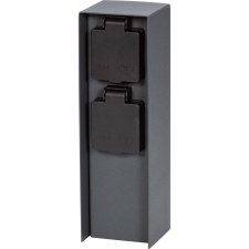  Oszlop 2 konnektoros IP44 antracit kültéri világítás