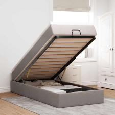  Oszmán ágykeret matraccal tópszín 80x200cm szövet ágy és ágykellék