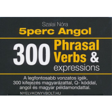 ÖT PERC ANGOL TANULÓKÁRTYA 300 PHRA nyelvkönyv, szótár