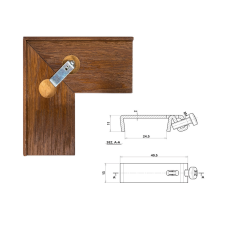 Otlav Otlav Gérösszehúzó (PH)12x12x40 zár és alkatrészei