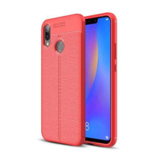OTT! HUAWEI nova 3i, P Smart+, OTT! LEATHER mobiltok, Piros tok és táska
