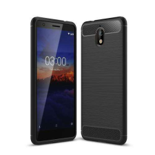 OTT! NOKIA 3.1, OTT! CARBON mobiltok, Karbon mintás, Fekete tok és táska