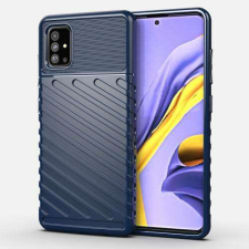 OTT! SAMSUNG Galaxy A51 (SM-A515F), OTT! THUNDER SERIES mobiltok, Sötétkék tok és táska