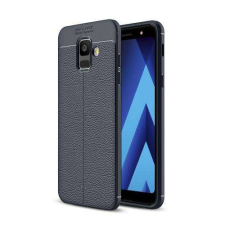 OTT! SAMSUNG SM-A600F Galaxy A6 (2018), OTT! LEATHER SERIES mobiltok, Kék tok és táska