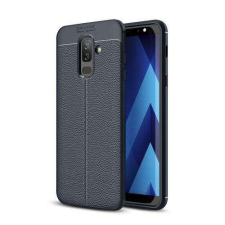 OTT! SAMSUNG SM-A605G Galaxy A6 Plus (2018), OTT! LEATHER SERIES mobiltok, Kék tok és táska
