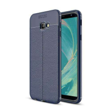 OTT! SAMSUNG SM-J415F Galaxy J4+, OTT! LEATHER SERIES mobiltok, Kék tok és táska
