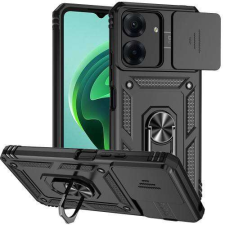 OTT! Xiaomi Redmi 13C, Poco C65, OTT! CAMSHIELD ARMOR műanyag védőtok, Fekete tok és táska
