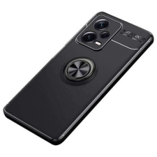 OTT! Xiaomi Redmi Note 12 Pro, OTT! METAL RING szilikon mobiltok, Fekete tok és táska