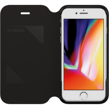 Otterbox Strada Via Apple iPhone 7/8/SE(2020)/SE(2022) Flip Tok - Fekete tok és táska
