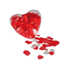 OUT OF THE BLUE Hearts - illatos rózsaszirmok fürdőkonfetti (30g)