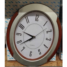 Ovális formájú quartz óra-számlapos-római számokkal 30 cm falióra