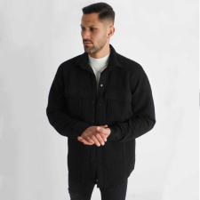 Oversized Black Shirt - fekete ing - Méret: L férfi ing