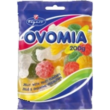 Ovomia Ovomia gyümölcsíz zselécukor 240g csokoládé és édesség