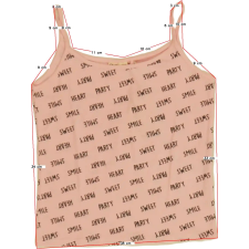 OVS Lány Lányka / Női ujjatlan póló / top (Méret: 146) gyerek atléta, trikó