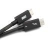 OWC Thunderbolt 4 USB-C apa - USB-C apa 4.0 Adat- és töltőkábel - Fekete (2m)