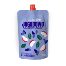 Owolovo 100% alma-kék áfonya gyümölcspüré 200g üdítő, ásványviz, gyümölcslé