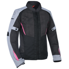 Oxford Női motoros kabát Oxford Iota 1.0 Air Black-Grey-Pink motoros kabát
