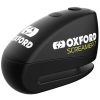 Oxford SCREAMER 7 tárcsafékzár (integrált riasztó, fekete/fekete, csapátmérő 7 mm)