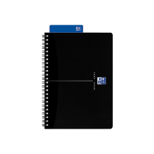 Oxford Smart Black A5 90lapos vonalas spirálfüzet (100103627) füzet