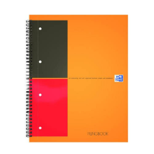 Oxford Spirálfüzet Oxford Filingbook, A/4, vonalas, 100 lap, színregiszteres füzet