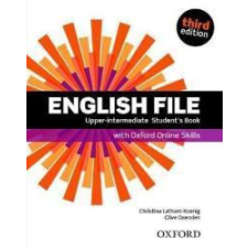 Oxford University Press English File 3E Upper-Intermediate Student&#039;s Book nyelvkönyv, szótár