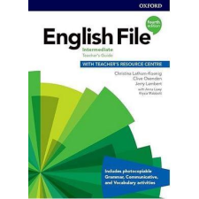 Oxford University Press ENGLISH FILE 4E INTERMEDIATE TEACHERS BK &amp; RESOURCE PK nyelvkönyv, szótár