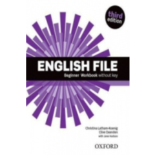 Oxford University Press English File: Beginner: Workbook Without Key nyelvkönyv, szótár