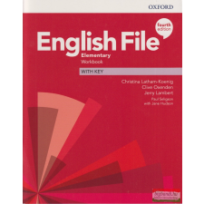 Oxford University Press English File Elementary 4th Ed. Workbook with key nyelvkönyv, szótár