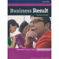 Oxford University Press Kate Baade, Christopher Holloway, John Hughes: Business Result second edition Advanced Student&#039;s book with online practice idegen nyelvű könyv