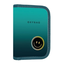 Oxy Next stickers kihajthatós tolltartó - két klapnis - zöld tolltartó