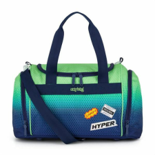 OXY Ombre sporttáska - 45x22x28 cm - kék/zöld kézitáska és bőrönd