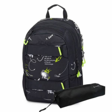 OXY Sport laptoptartós diák hátizsák - 27 literes Graffiti + ajándék tolltartó iskolatáska